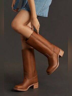 Frye Campus 14L Boots in Saddle Size: 9